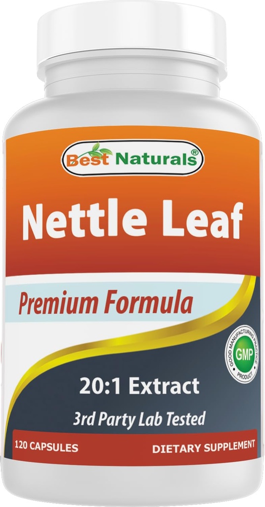 Best Naturals Nettle Leaf Extract 5000 mg Äquivalent Per Serving- 120 Kapseln