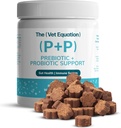 Prébiotiques et probiotiques pour chiens – Santé digestive et gustative – Arôme de canard naturel, 90 Compte – avec Bacillus subtilis, vitamine B12 et acide folique – soutient la santé immunitaire et digestive