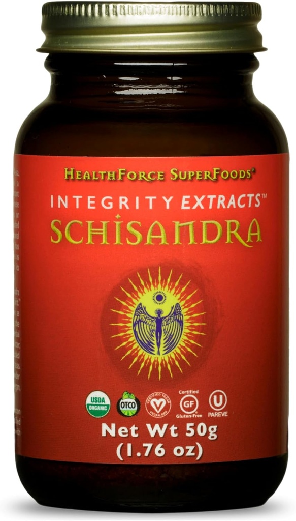 HEALTHFORCE SUPERFOODS Estratti di integrità Schisandra - 50 g polvere