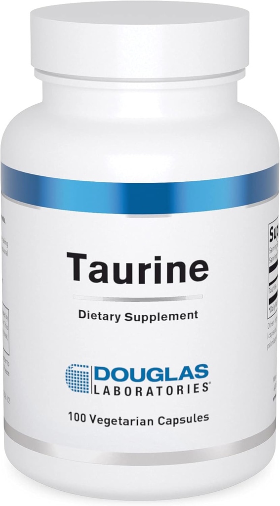 Douglas Laboratories Taurine | Supporti cervello, muscolo scheletrico, cuore e retina | 100 capsule