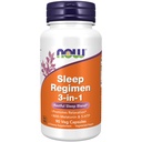 JETZT Nahrungsergänzungsmittel, Schlafregime 3-In-1, mit Melatonin, 5-HTP und L-Theanin, Restful Sleep Blend*, 90 Veg Kapseln