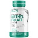 Nutri 5-MTHF L Methylfolat 1MG - 4-Monats-Versorgung, 120 vegane Tabletten - Methylated Folat Supplement - Kognitive Funktion, Herzgesundheit, pränatale Unterstützung - 3rd Party Tested - NSF Certified Facility