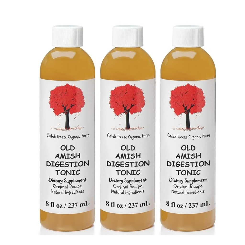 Caleb Treeze Old Amish Digestion Tonic (früher: Stoppt Säure Reflux) 8 oz (Pack von 3)