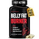 Unaltered Belly Fat Burner pour les hommes - pilules naturelles de perte de poids pour soutenir la réduction de graisse corporelle, la préservation de la masse musculaire maigre et un métabolisme sain - supplément alimentaire CLA - 90 capsules Softgel