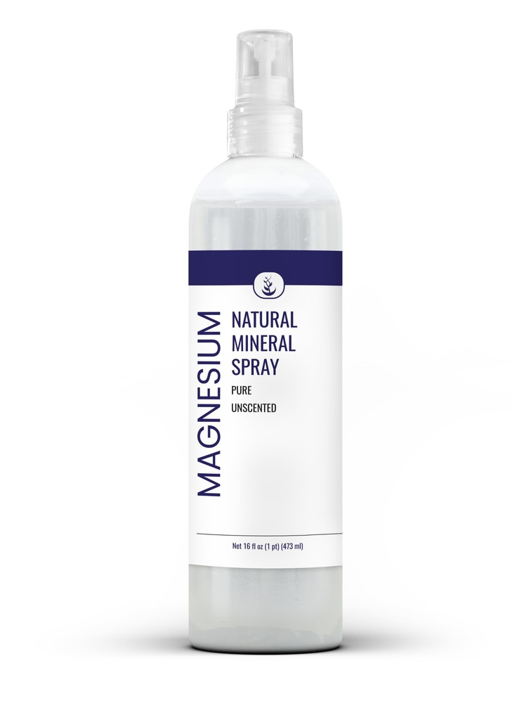 Ingredienti originali puri Spray Olio di Magnesio (16 fl oz) Pure & Unscented