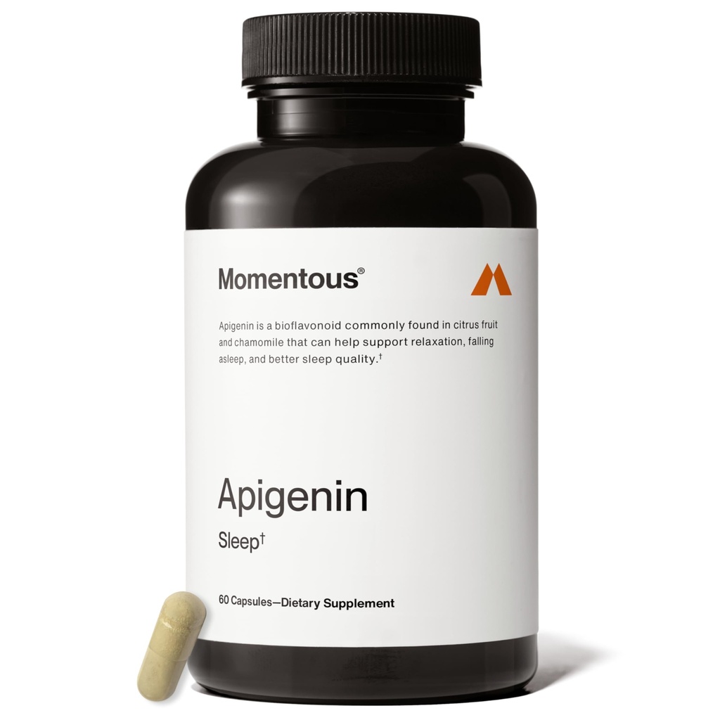 Momentous Apigenin Supplemento - 50 mg per Capsule - NSF Certificato per Sport - 60-Count