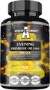 APOLLO'S HEGEMONY Evening Primrose Oil 1000 mg with Vitamin E - Contains 100 mg of GLA Acid - 120 Softgel Capsules - 4 Months Supply - Diet Supplement to Support Hormonal Balance and Skin Health