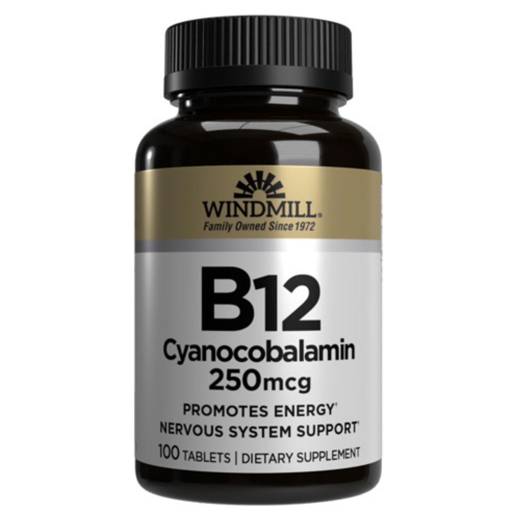 Vitamin B-12 TABS 250 MCG WMILL Größe: 100