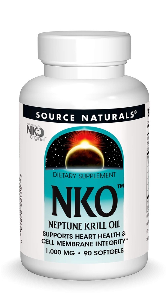 Quelle Naturals NKO Neptune Krill Oil, unterstützt Herzgesundheit und Zellmembranintegrität*, 1000 mg - 90 Softgels