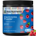 KEY NUTRIENTS Multivitamin Elektrolyte Pulver Kein Zucker - Sweet Blue Raspberry Elektrolyt Pulver - Endurance & Energy Supplement - Hydration Pulver - keine Kalorien - 90 Servierungen - Made in USA