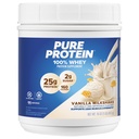Poudre de protéines pures, lactosérum, haute protéine, faible sucre, sans gluten, crème de vanille, 1 lb