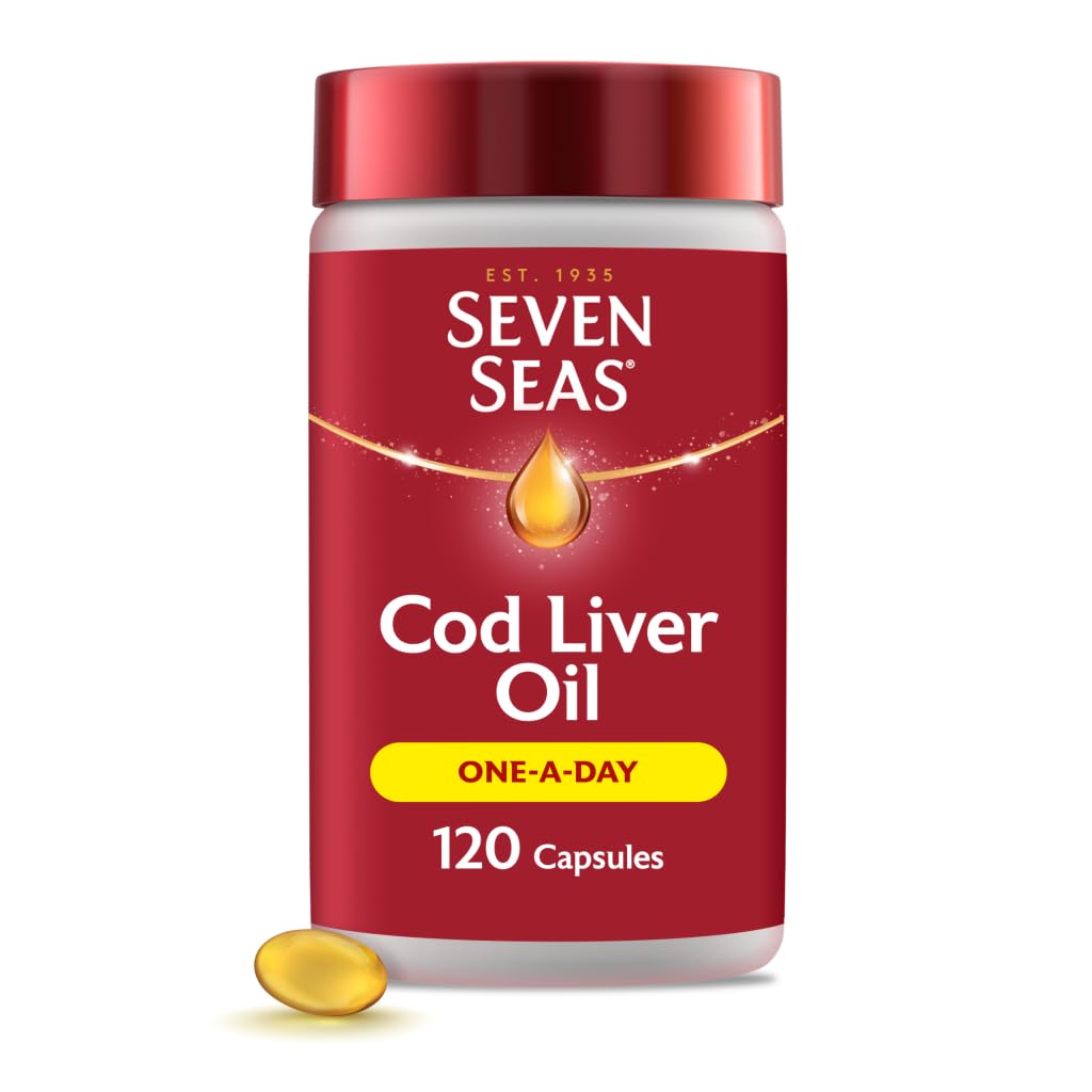 Seven Seas Pure Cod Liver Oil 120 Kapseln