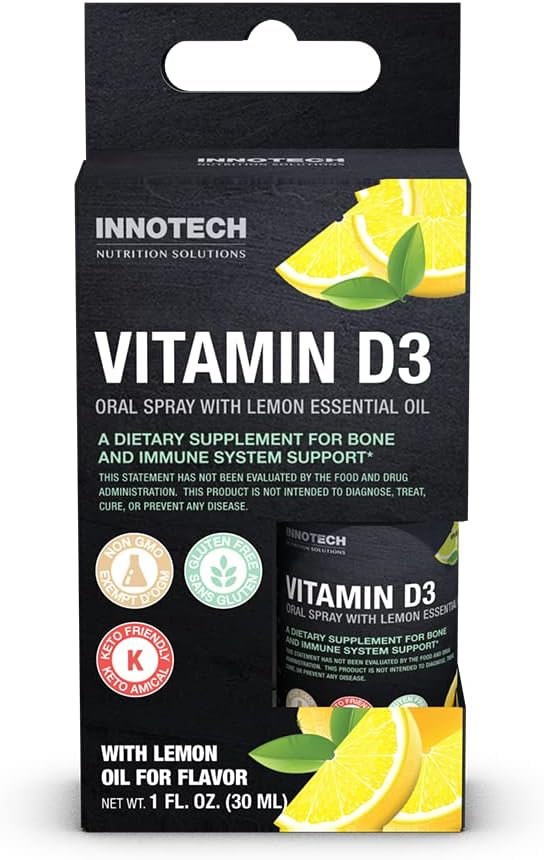 INNOTECH Nutrition: Vitamin D3 Oral Spray, Zitronengeschmack - 30 ml