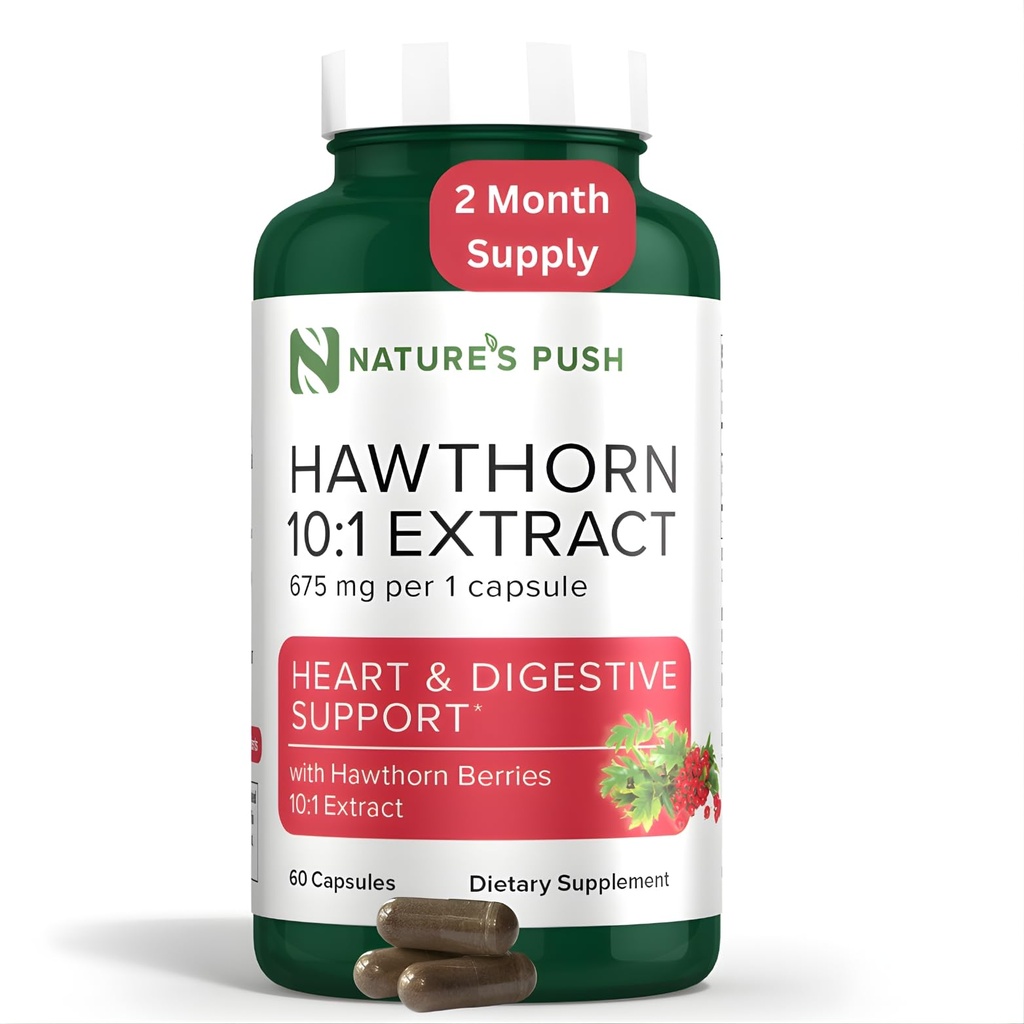 Super Potent Hawthorn Berry 10:1 Extrakt Kapseln für Verdauung Herz Gesundheit und Glycemic Unterstützung - Extra Stärke Hawthorn Berry Kapseln - Non-GMO Gluten Free Vegan GMP USA 2 Monat Versorgung
