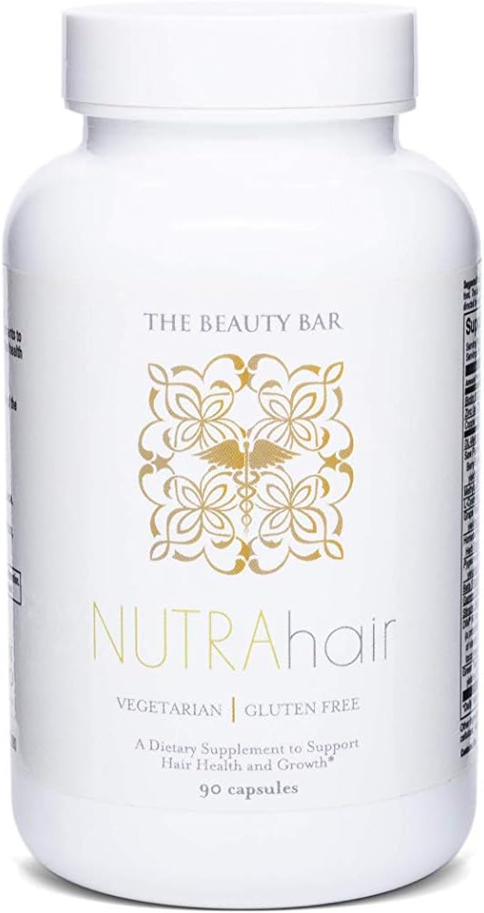Vitamina NUTRAhair, supporto per l'equilibrio dell'ormone e antiossidanti per migliorare la circolazione e proteggere le follie dei capelli