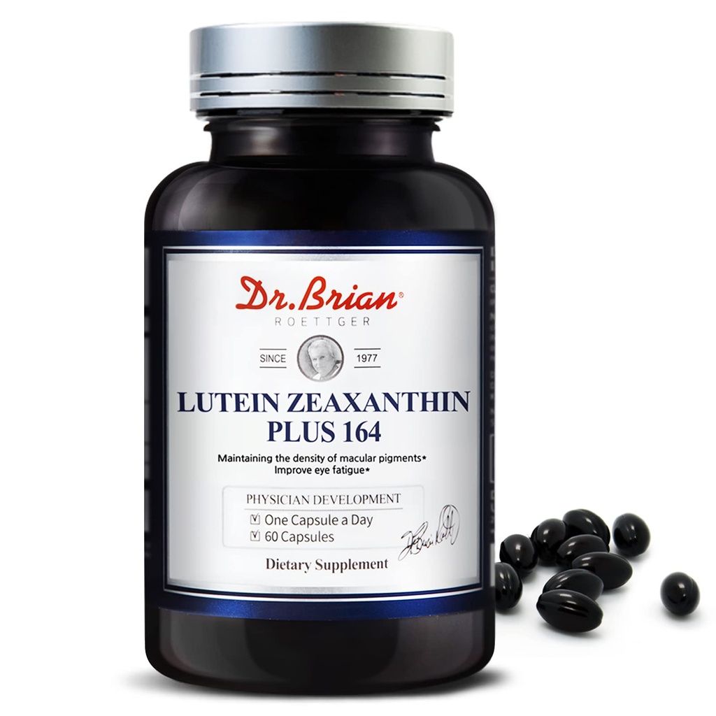 Dr. Brian Lutein und Zeaxanthin Supplements, Augenvitamine Macular Degeneration Supplements Non-GMO, Glutenfrei für trockene Augen Vision Health, 60 Kapseln