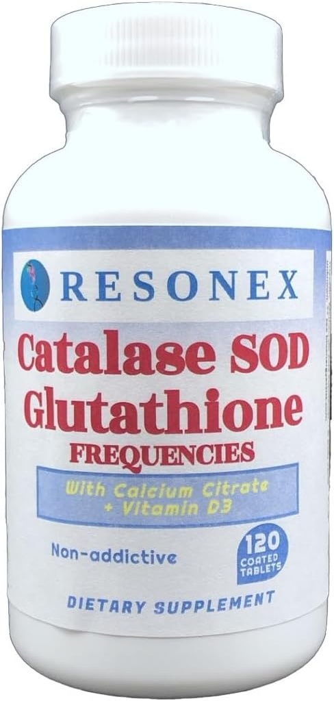 Catalase, superoxyde dismutase (SOD) et fréquences du glutathion- 120 comprimés