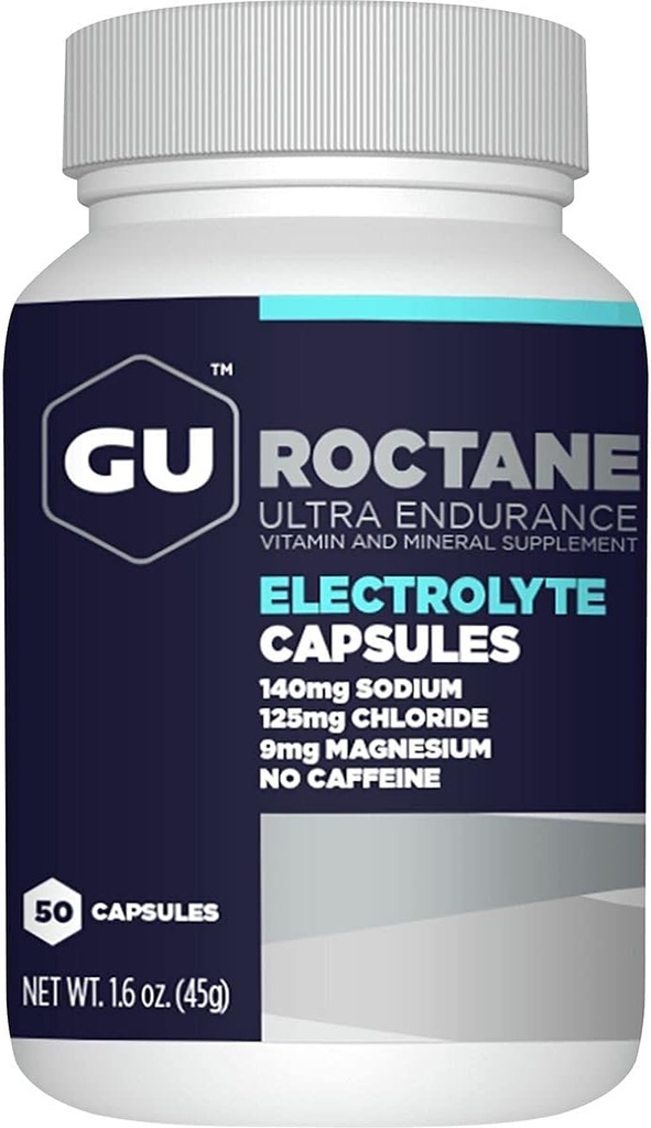 GU Roctane Elektrolyt Kapseln eine Farbe, 50 Kapseln
