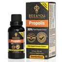 Bienen und Sie Propolis Liquid Extract Tropfen, 30% Propolis, Ultra Pure, Immun Support Supplement, Sore Throat, Allergy Relief, Respirator, Antioxidantien, Keto, Paleo, Gluten-Free, 1 Fl Oz
