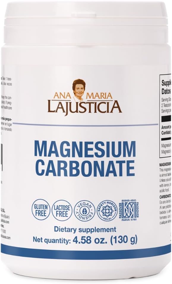 Ana Maria Lajusticia Carbonate de magnésium 130