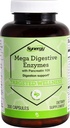 Synergy Vitacost Mega Enzymes digestifs avec Pancreatin 10X -- 200 Capsules