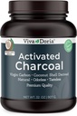 Viva Doria Virgin en poudre de charbon activée, dérivé de noix de coco, grade alimentaire, 32 Oz