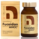 Fucoidan alimentato con AHCC® Brown Seaweed Immunity Supplemento con alta purezza Organic Mekabu Mozuku Agaricus 1 Bottiglia - 160 capsule vegetali Made in Japan