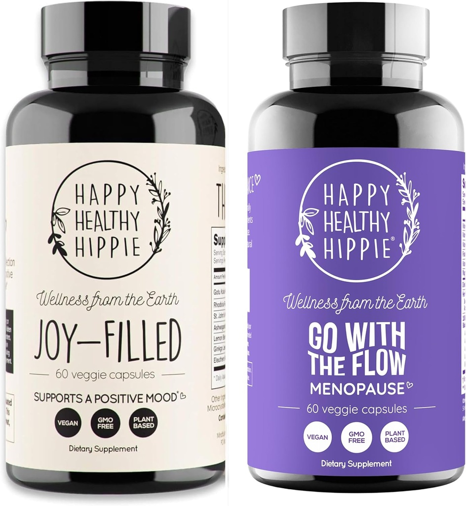 Happy Healthy Hippie Go with The Flow Ménopause Support & Joy Filled Mood Support