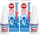 SwimSealTM Twin-Pack All Natural Swimmer's Ear Drops für den täglichen Gebrauch statt Alkohol Drops oder Ohrstöpsel. Die Lösung für Ihre Ohren für alle Wasserexposition für alle Altersgruppen.