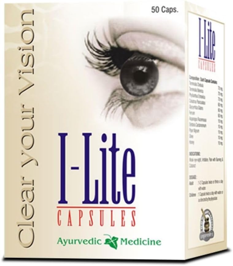 I Lite Capsule Herbal Remedy per Weak Eyesight per migliorare la visione 4 pacchetti di 50 capsule