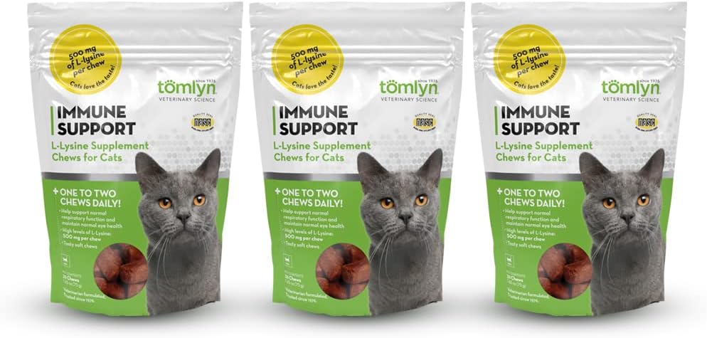 Tomyln Immununterstützung L-Lysine Nahrungsergänzung 2.65oz je (3 Packung)