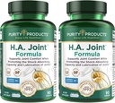 Reinheitsprodukte HA Gemeinsame Formel Hyaluronsäure + Schlüsselkoeffizienten - Gelenk + Haut Multi Collagen (Typ I, II & III) - 5-Loxin - Olive Fruit Extract - Joint Flexibility + Mobility - 90 Kapseln (2)