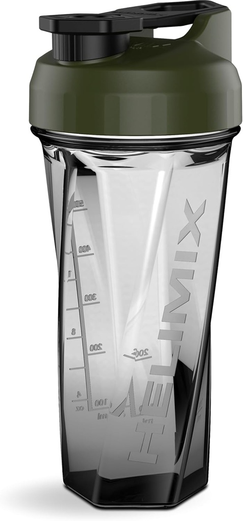 HELIMIX 2.0 Vortex Blender Shaker Bottle hält bis zu 28oz | Kein Blending Ball oder Whisk | USA Made | Portable Pre Workout Whey Protein Drink Shaker Cup | Mixes Cocktails Glatteies Shakes | Top Rack Safe