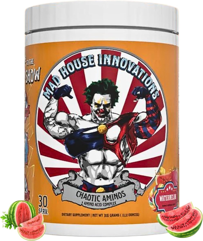 Integratore alimentare complesso di aminoacidi essenziali completo di aminoacidi per pompa insane 10.50G di aminoacido, 11.11 Oz Supporta il recupero del muscolo e la produzione di energia 30 Serve