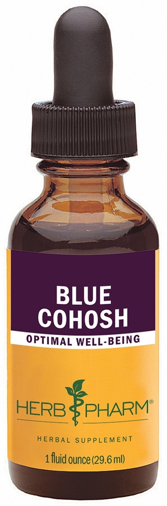 Kräuter Pharm Certified Organic Blue Cohosh Liquid Extract - 1 Unze