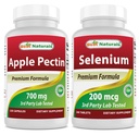 Best Naturals Apple Pectin 700 mg & Selen 200 mcg