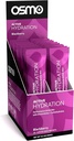 Poudre d'électrolyte d'hydratation active Osmo - Comprend le sodium, le magnésium, le potassium, les glucides et les vitamines, tous les ingrédients naturels, l'hydratation plus rapide 3X, stimule la puissance et l'endurance - 20 paquets, BlackBerry
