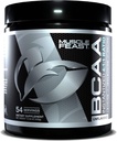 Festa del muscolo Vegan BCAA polvere 4:1:1 Rapporto Keto Friendly Sugar Free Post Workout Recupero, Non aromatizzato, 300g...