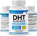 DHT Blocker - Supplemento per la crescita dei capelli per la tintura genetica per gli uomini e le donne - aiuta la perdita dei capelli & Stimolare la crescita di Follicle con Palmetto, Biotin & Iron - Follicle Growth Supplements Pills