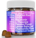 SHIZAM Valerian Root Chamomile Gummis, Hilfe für Beruhigung &amp; Stress für Kinder & Erwachsene, Kapseln Tinktur Extrakt Tropfen Pillen Chewables Tea Liquid Alt, Beilage, Valarian Roots Organic Schlaf 500mg Kräuter