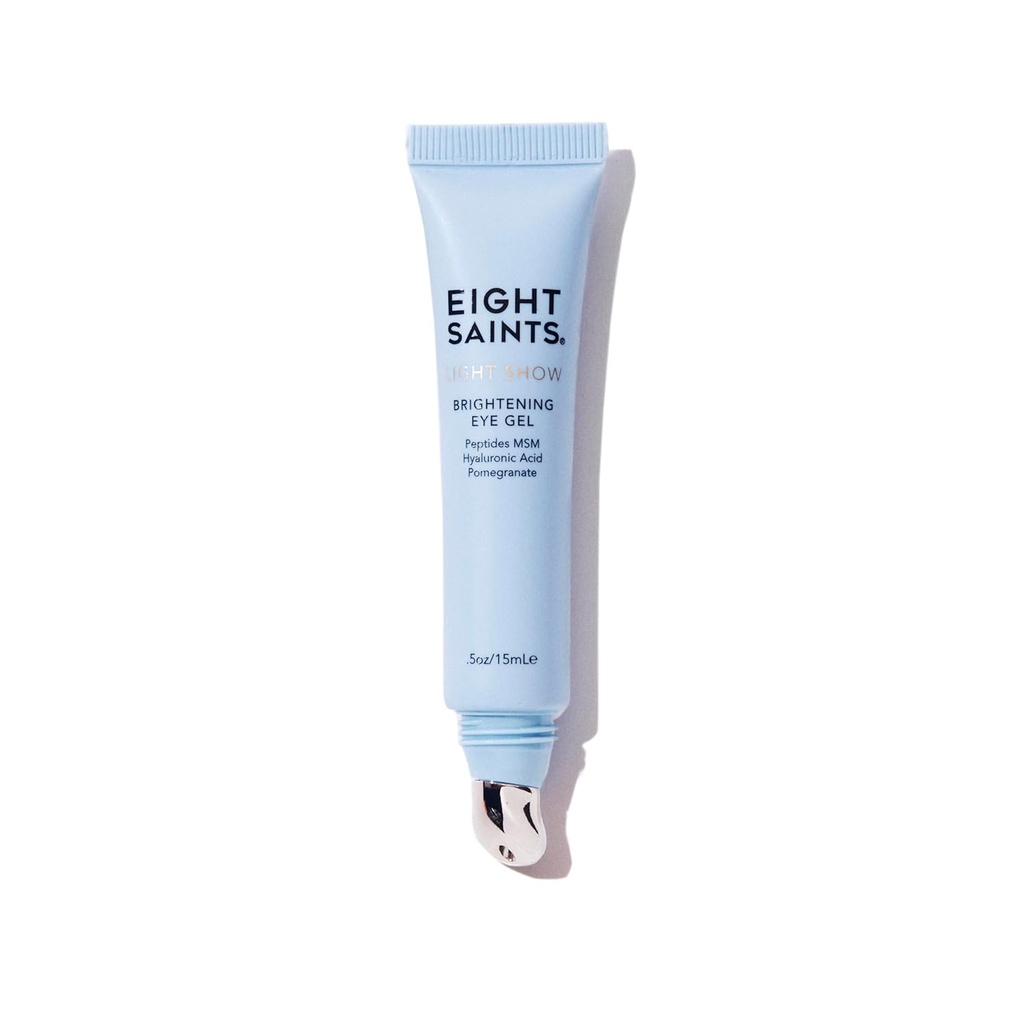 Gel per occhi di raffreddamento naturale e organico dell'occhio di illuminazione di otto santi per ridurre il gonfiore, le rughe e le calma sotto la pelle dell'occhio, 0.5 once