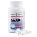 GeriCare Simethicone Kaubare Gas-Relief Tabletten 80mg | Schnelle Entlastung für Gas, Bloating und Discomfort | Mint-Flavored Anti-Gas Chewables | Oral Adult Gas Pain Relief | Anti-Flatulence Aid (100 Tabletten)
