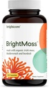 Ernährung - BrightMoss, Irish Sea Moss Capsules, Organic Sea Moss mit Bladderwrack & Burdock Root Capsules, Gut Health & Immune Support Supplement, 120 Kapseln