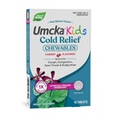 La via della natura Bambini Cold Relief Chewables, Umcka, Età 6+, abbrevia la durata e riduce la gravità, Multi-Symptom Cold Remedy, Non-Drowsy, Cherry Flavored, 10 compresse