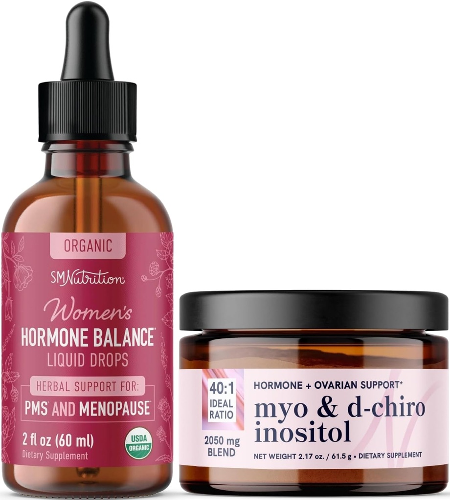 Teinture d'équilibre hormonal du complexe en poudre de Myo-Inositol et de l'hormone à base de plantes.