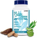 15 giorni Cleanse Capsule,Colon Cleanse Detox e Gut Salute per le donne e gli uomini, con Senna, Cascara Sagrada & Psyllium Husk,30 Capsule