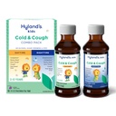 Hyland's Kids Cold and Cough, Day and Night Combo Pack, Cold Medicine for Age 2 and up, Grape Flavor Syrup Cough Medicine for Kids, Nasal Decongestant, 4 Fl Oz (Pack of 2)