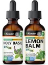 BIO KRAUTER Santo Basilio Tincture 2 Fl. Oz. & Lemon Balm Tincture 2 Fl. Oz.
