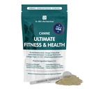 Dr. Bill Canine Ultimate Fitness & Gesundheit Vitamine für Hunde | Multivitamin für Hunde w/Coenzym Q-10, Vitamin E, Vitamin D-3, Biotin, Folsäure, Hyaluronsäure Hunde Vitamine und Ergänzungen 340g