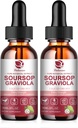 Soursop Graviola Liquid Drop - Pure Leave & Fruit Complex - 4X Efficienza - Soursop Bitters Liquid per Immunity, Liver & Antioxidant, Herbal Goodness, 2 mesi di fornitura, 4 Fl Oz